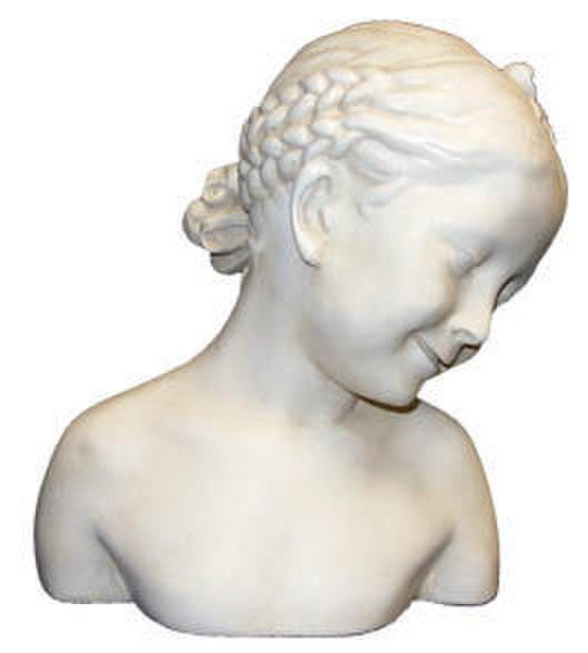 Child With Braids - Smiling Girl Bust